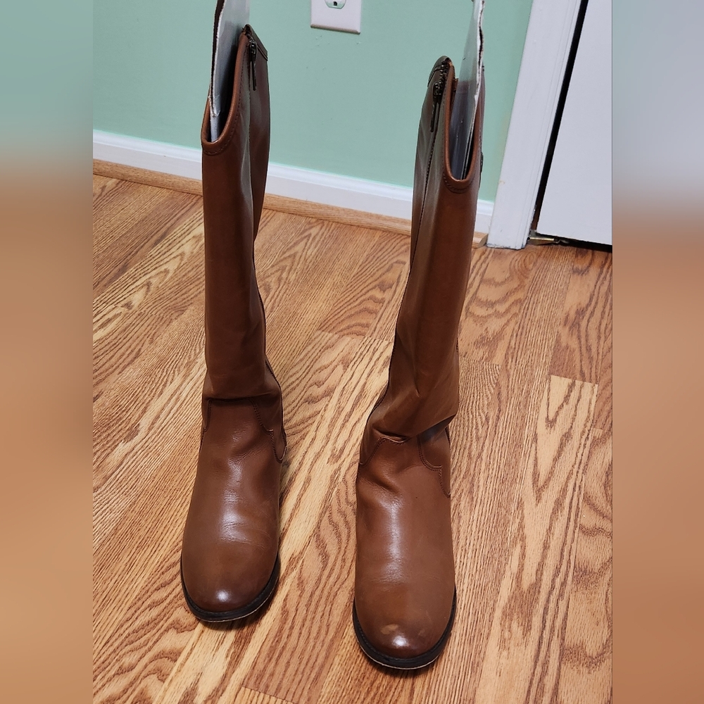 Women's FRYE Brown Leather Boots, SZ 9.5